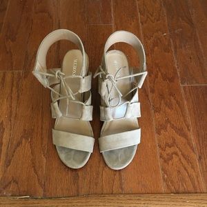Merona tan heels size 8 - great condition!